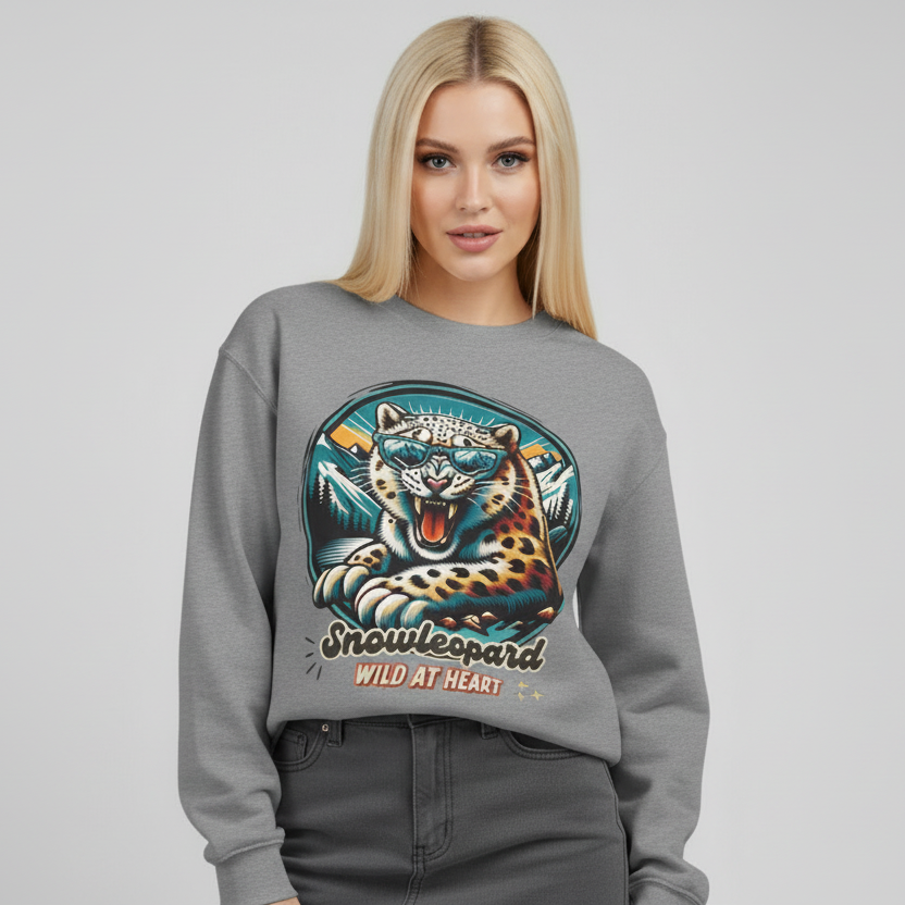 Snowleopard - Wild at Heart - Sweatshirt🐾❄️