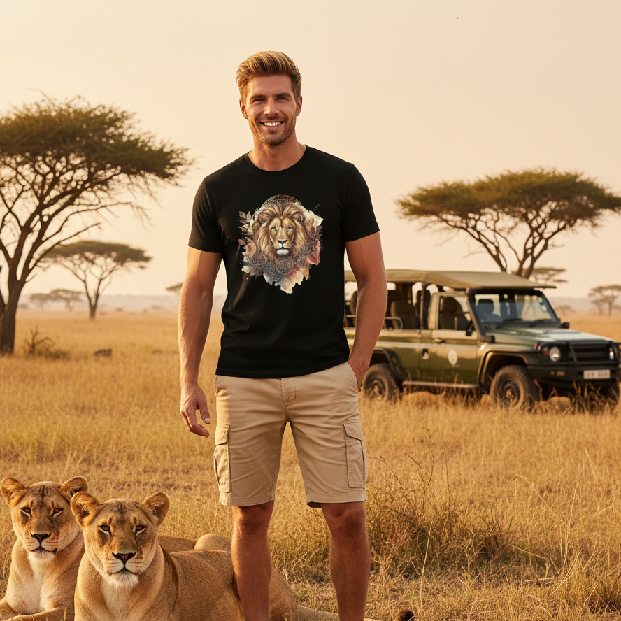 Lions Rise Organic Cotton Tee unisex🦁💫
