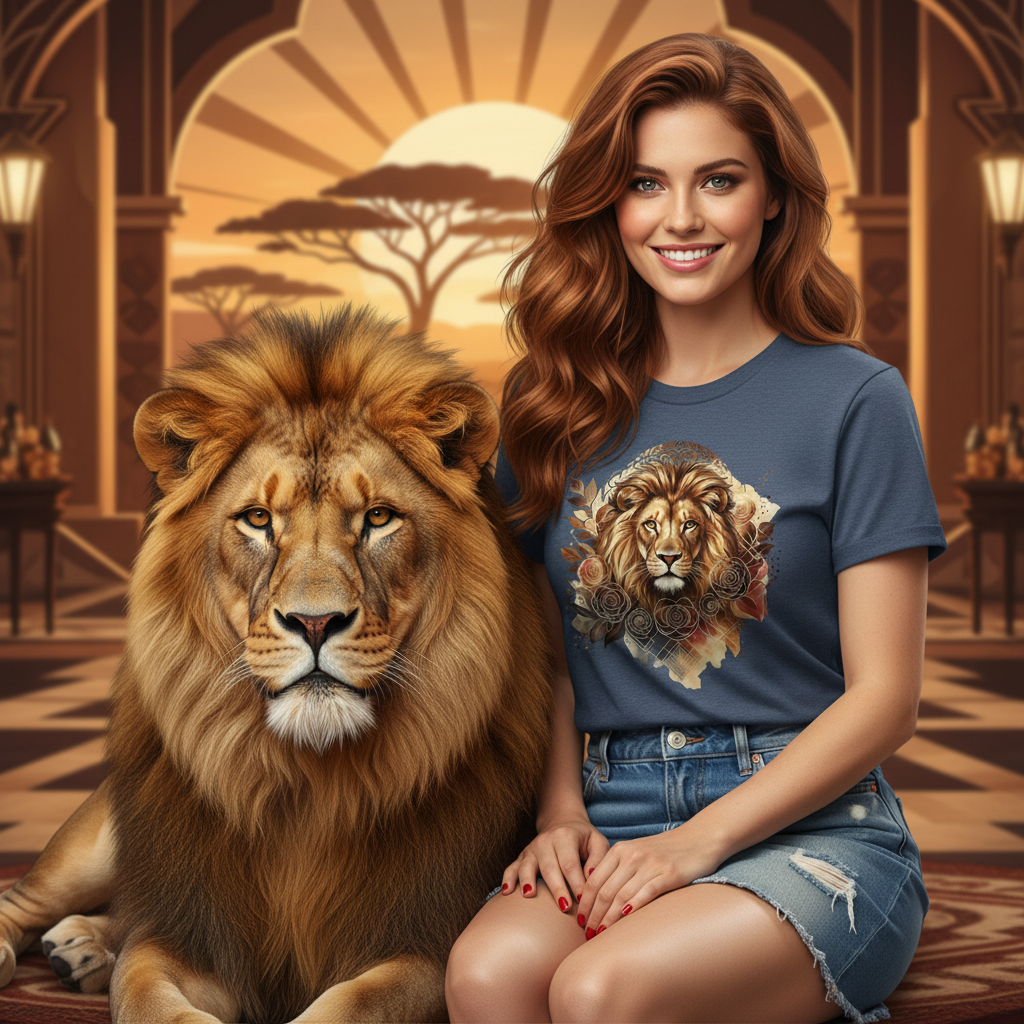 Lions Rise Organic Cotton Tee unisex🦁💫