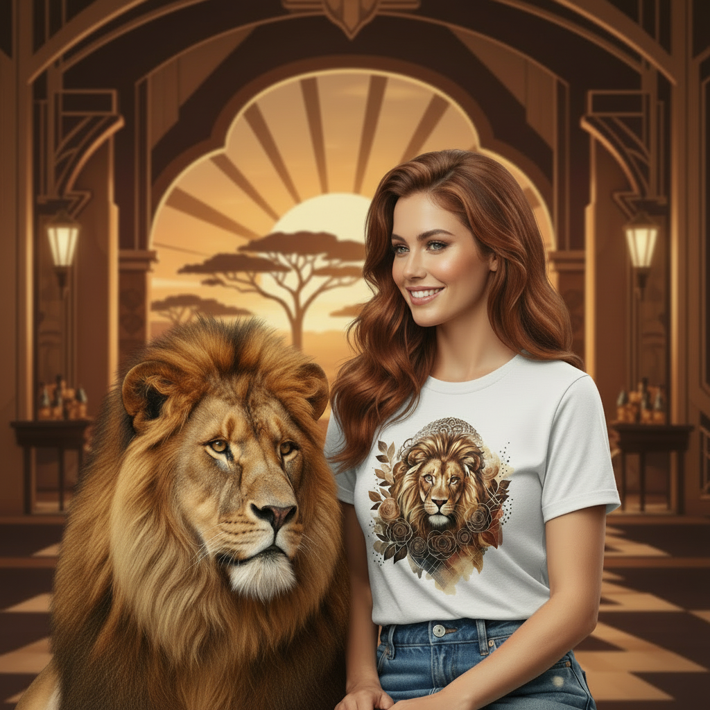 Lions Rise Organic Cotton Tee unisex🦁💫
