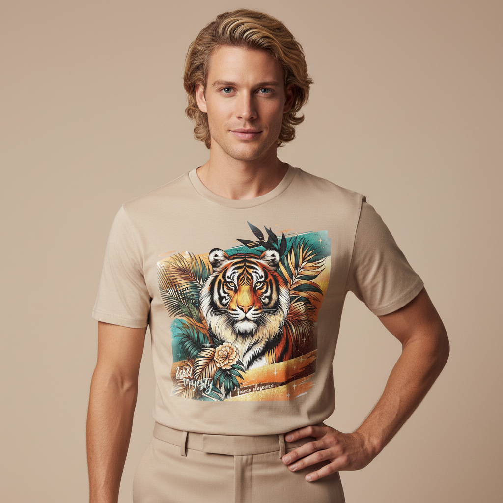 Wild Majesty Tiger T-Shirt unisex