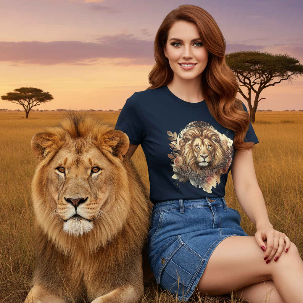 Lions Rise Organic Cotton Tee unisex🦁💫