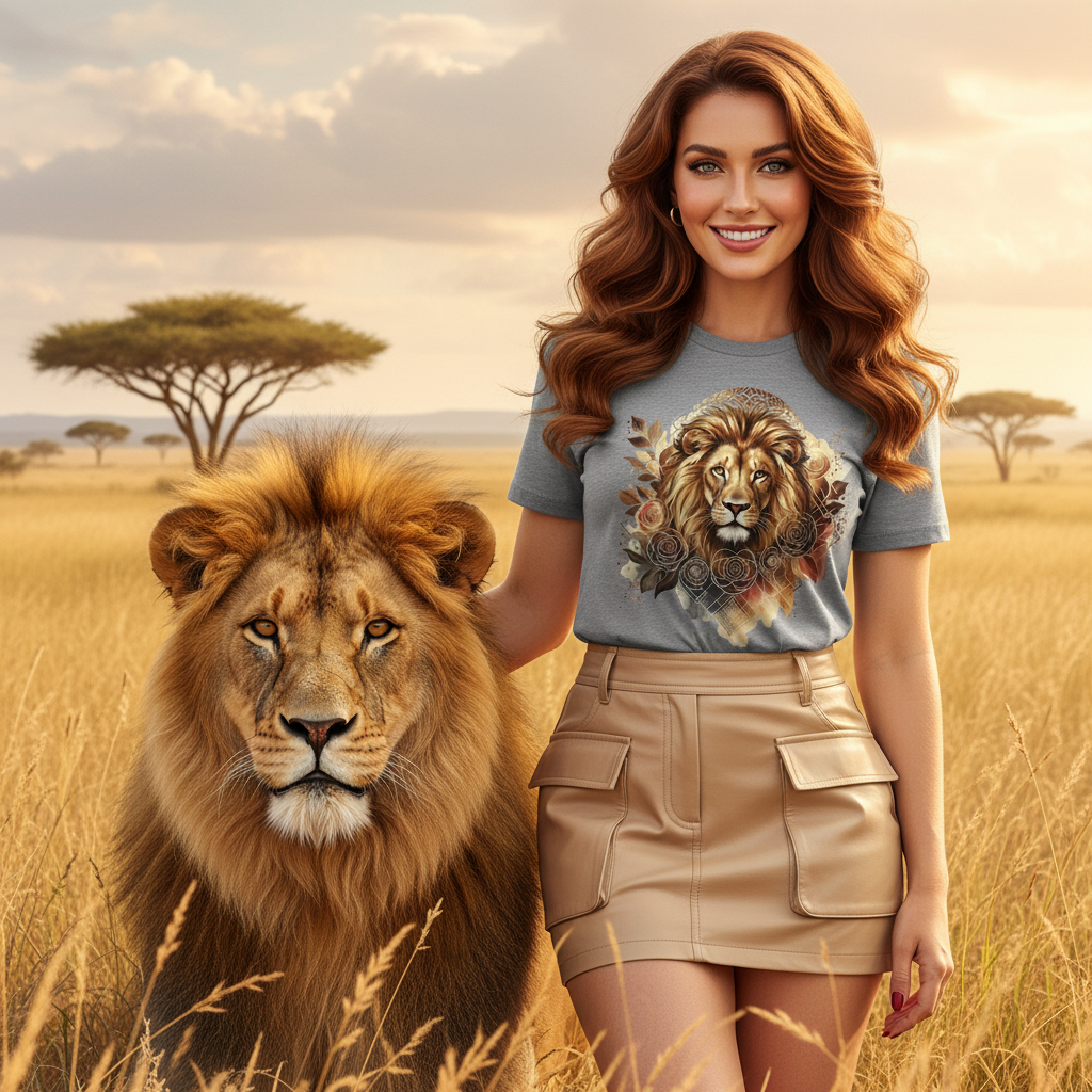 Lions Rise Organic Cotton Tee unisex🦁💫