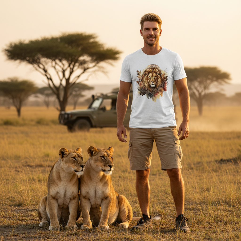 Lions Rise Organic Cotton Tee unisex🦁💫