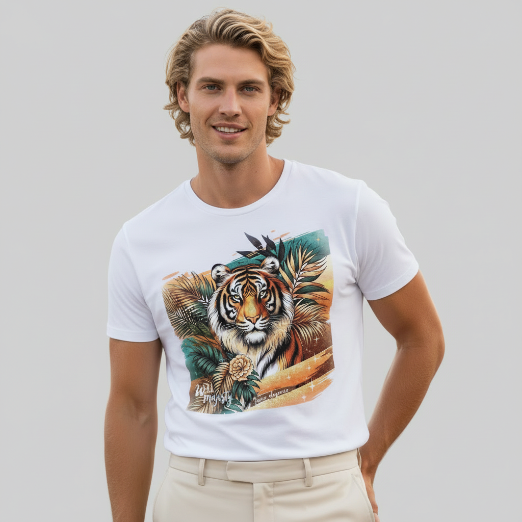 Wild Majesty Tiger T-Shirt unisex